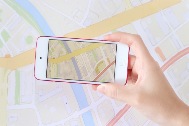 スマホで地図を撮る
