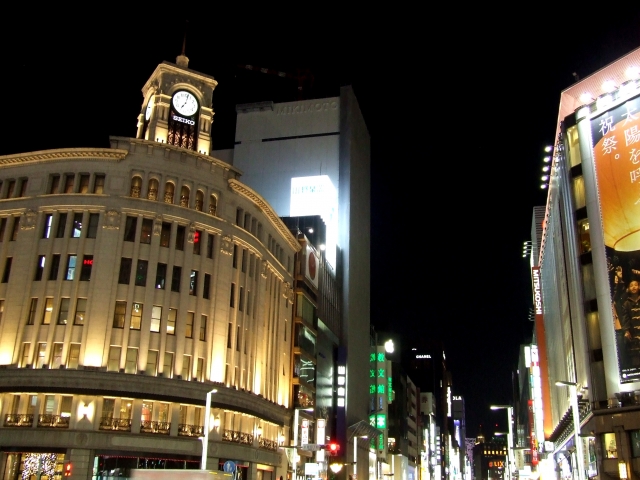 夜の銀座