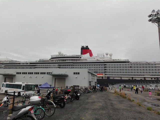 五日市埠頭の自転車置場